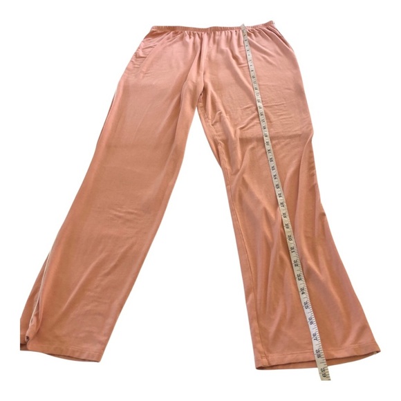 Eberjey Women's Modal Blend Contrast Piping Luxurious Long Pajama Set Size L - Picture 14 of 15